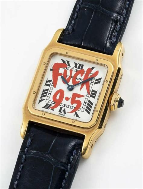 cartier f 9-5 watch|vintage cartier f 9 5.